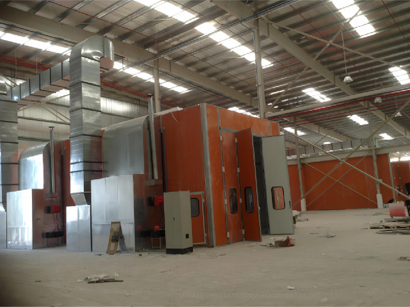 阿聯酋客戶--專用改裝車大型噴烤漆房